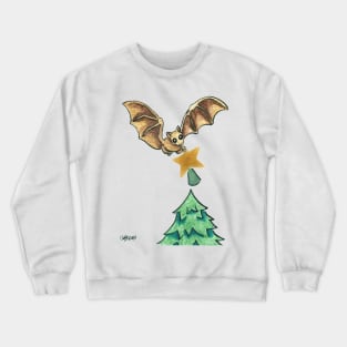 2013 Holiday ATC 8 - Bat and Christmas Star Crewneck Sweatshirt